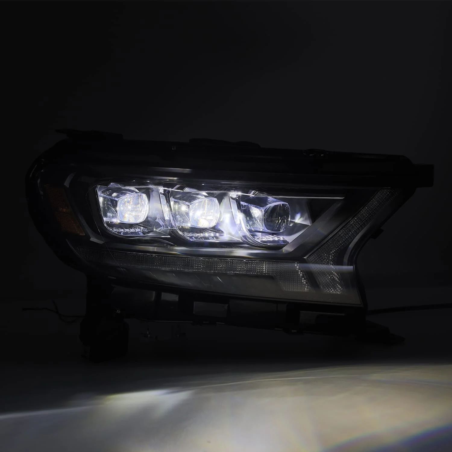 15-21 Ranger and Everest - NOVA Chrome-Black LED headlights - Image 4