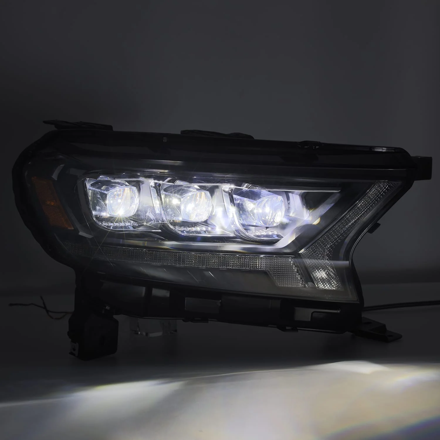 15-21 Ranger and Everest - NOVA Chrome-Black LED headlights - Image 5