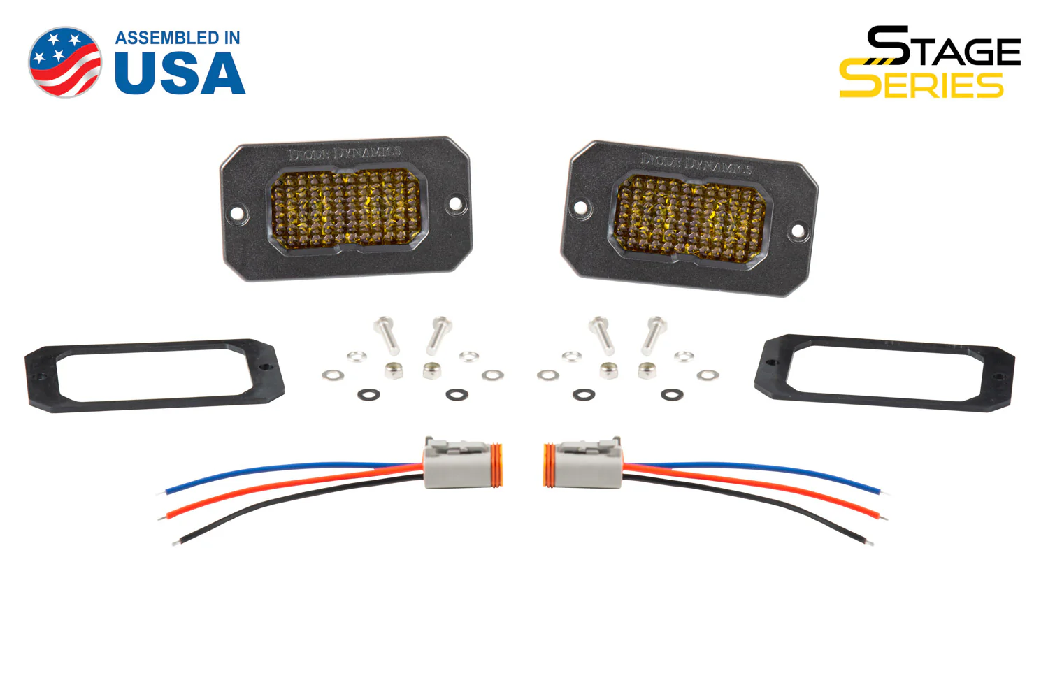 SSC2 2" Pod  - Pro - Flush Mount - Yellow - Image 5